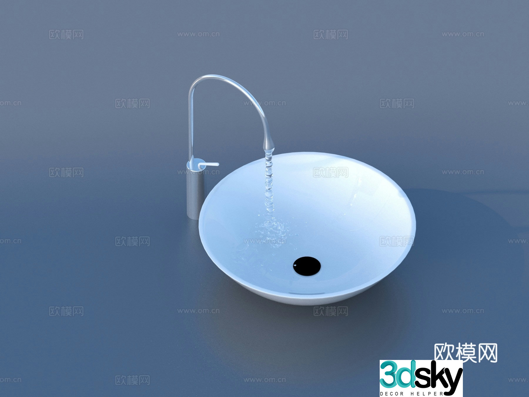 Wash basin washbasin 3d model