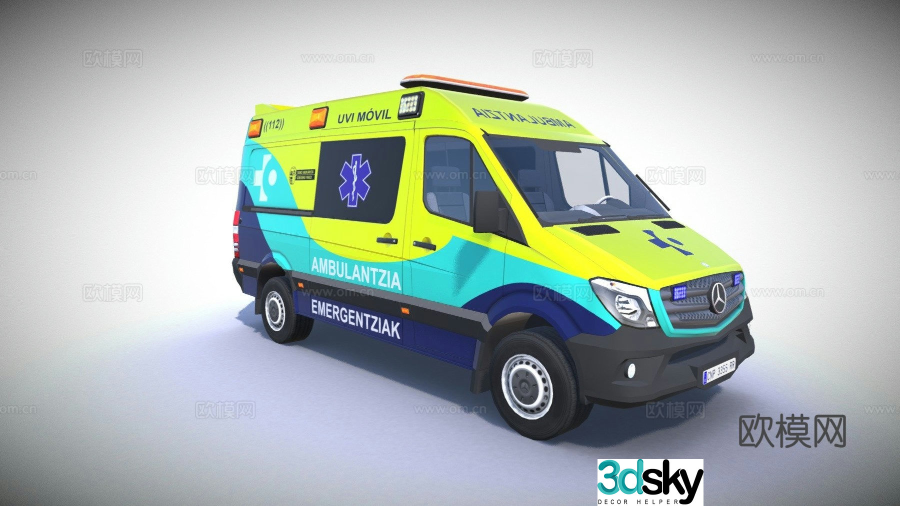 Mercedes-Benz Ambulance 3D Model