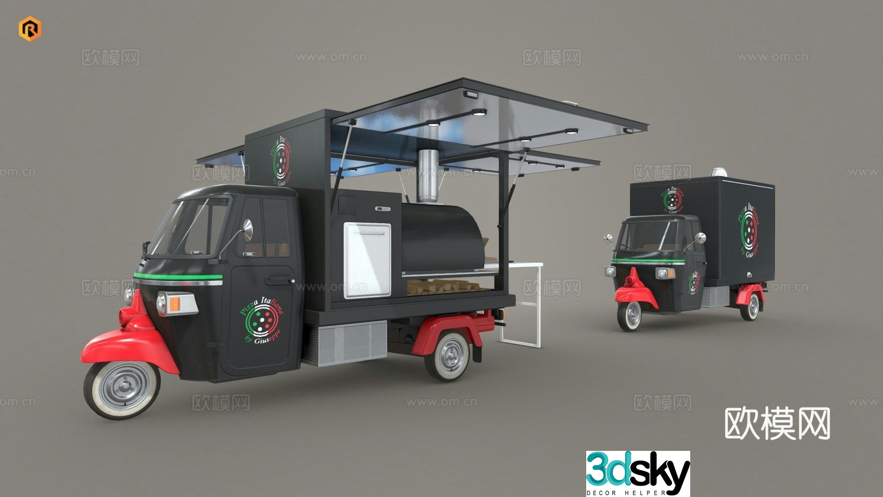 food truck 3d model
