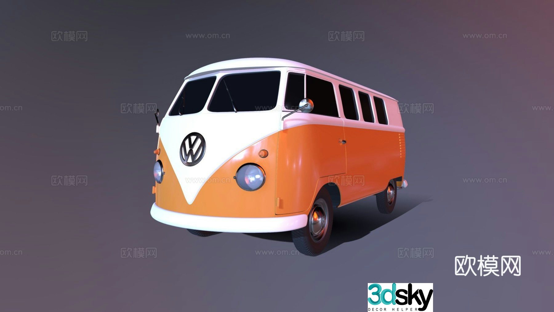 Car Bus Bus 3d model