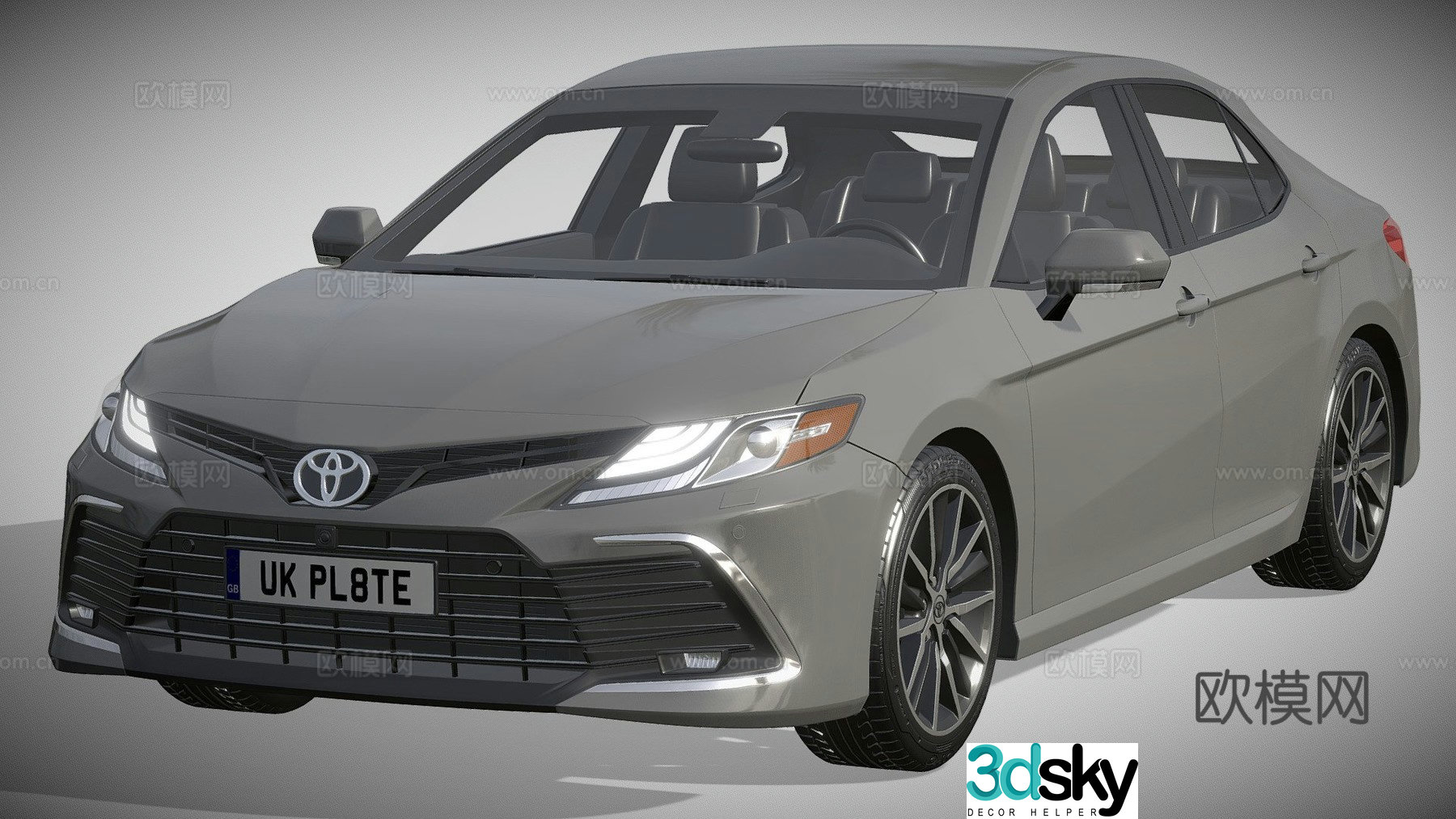 Toyota car sedan 3d model