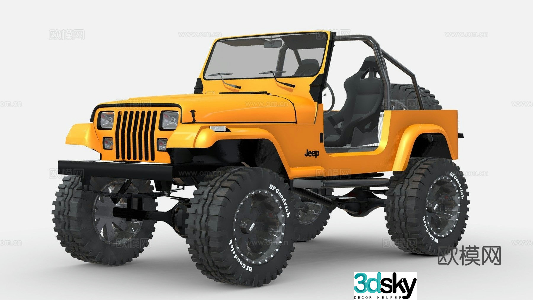 off road vehicle 3d model