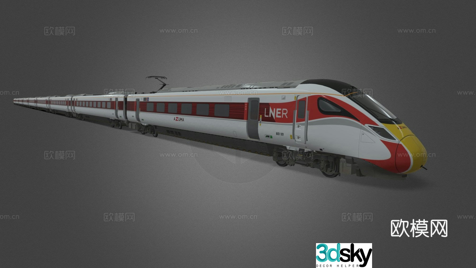 british railway 3d model
