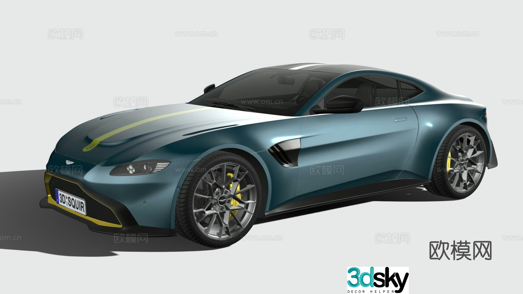 supercar 3d model