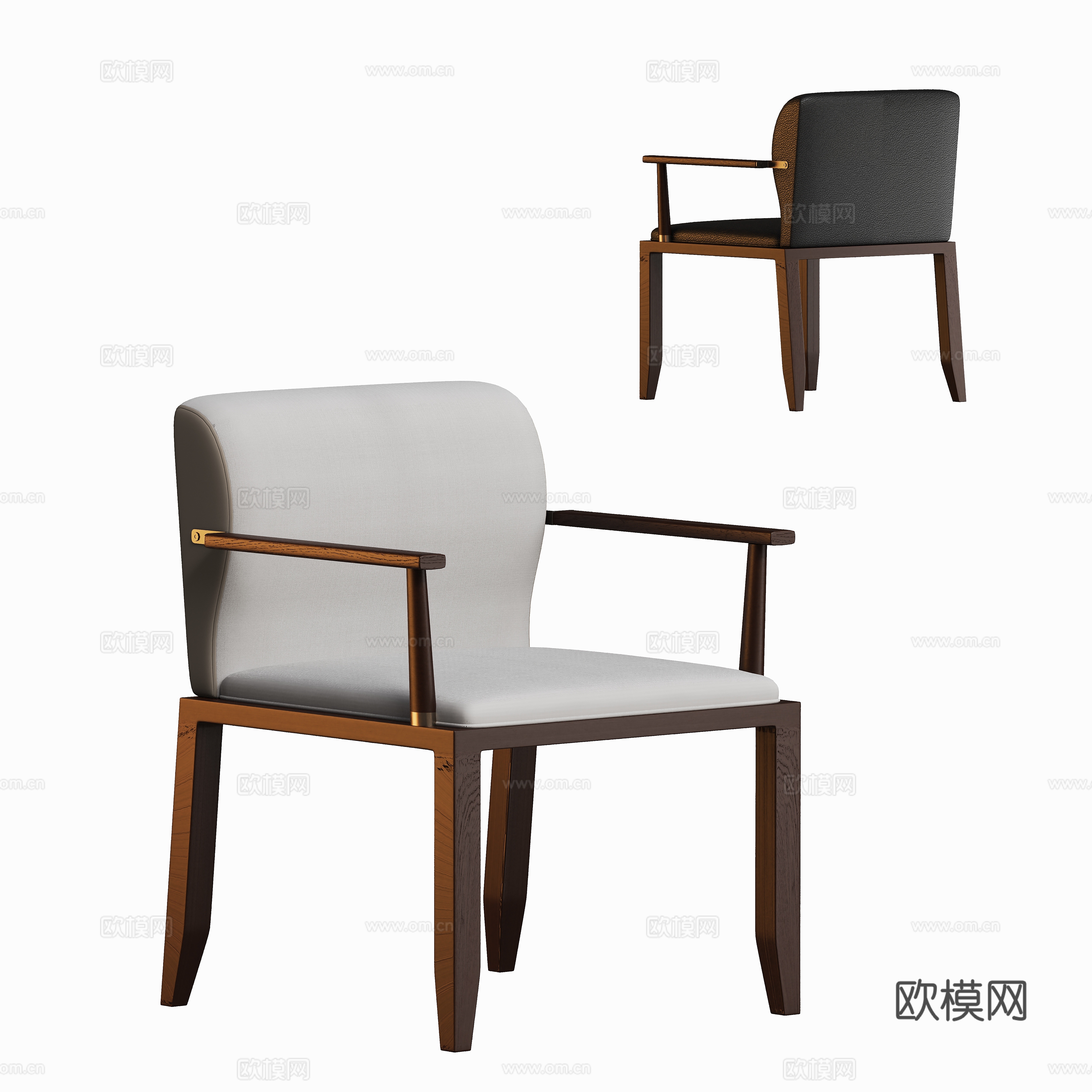 Modern casual chair 3D model