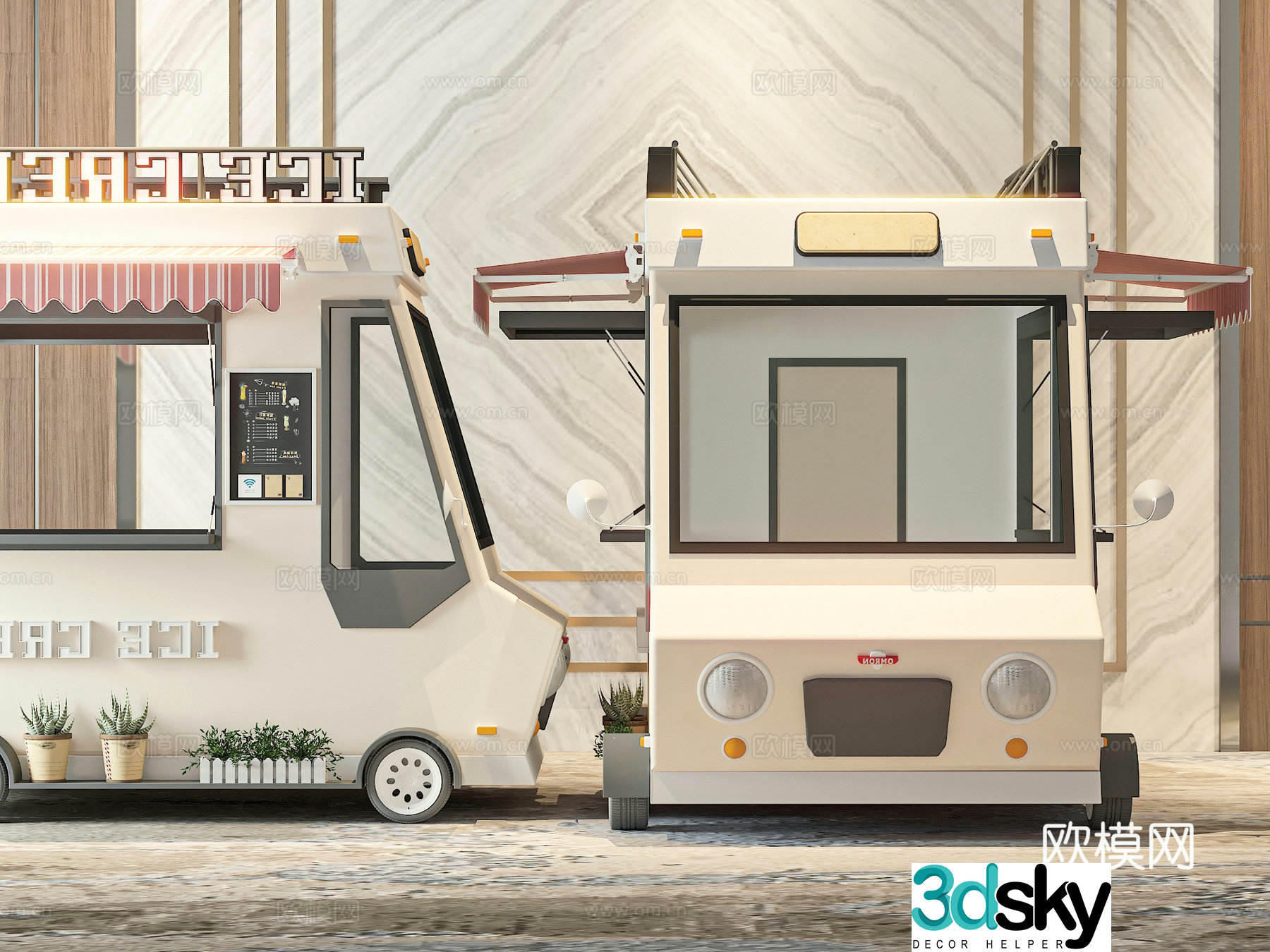 food truck food truck 3d model