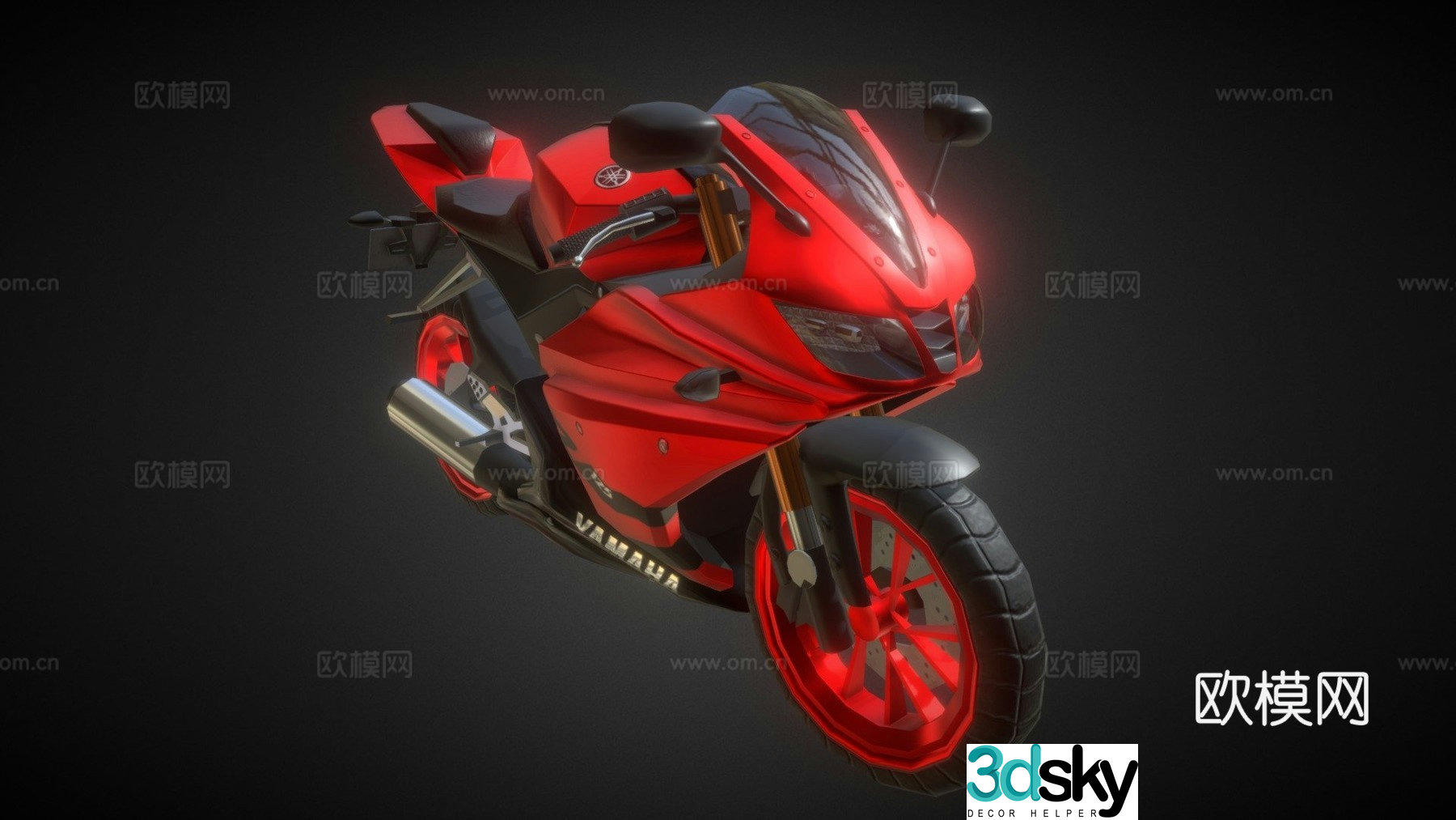 motorcycle 3d model