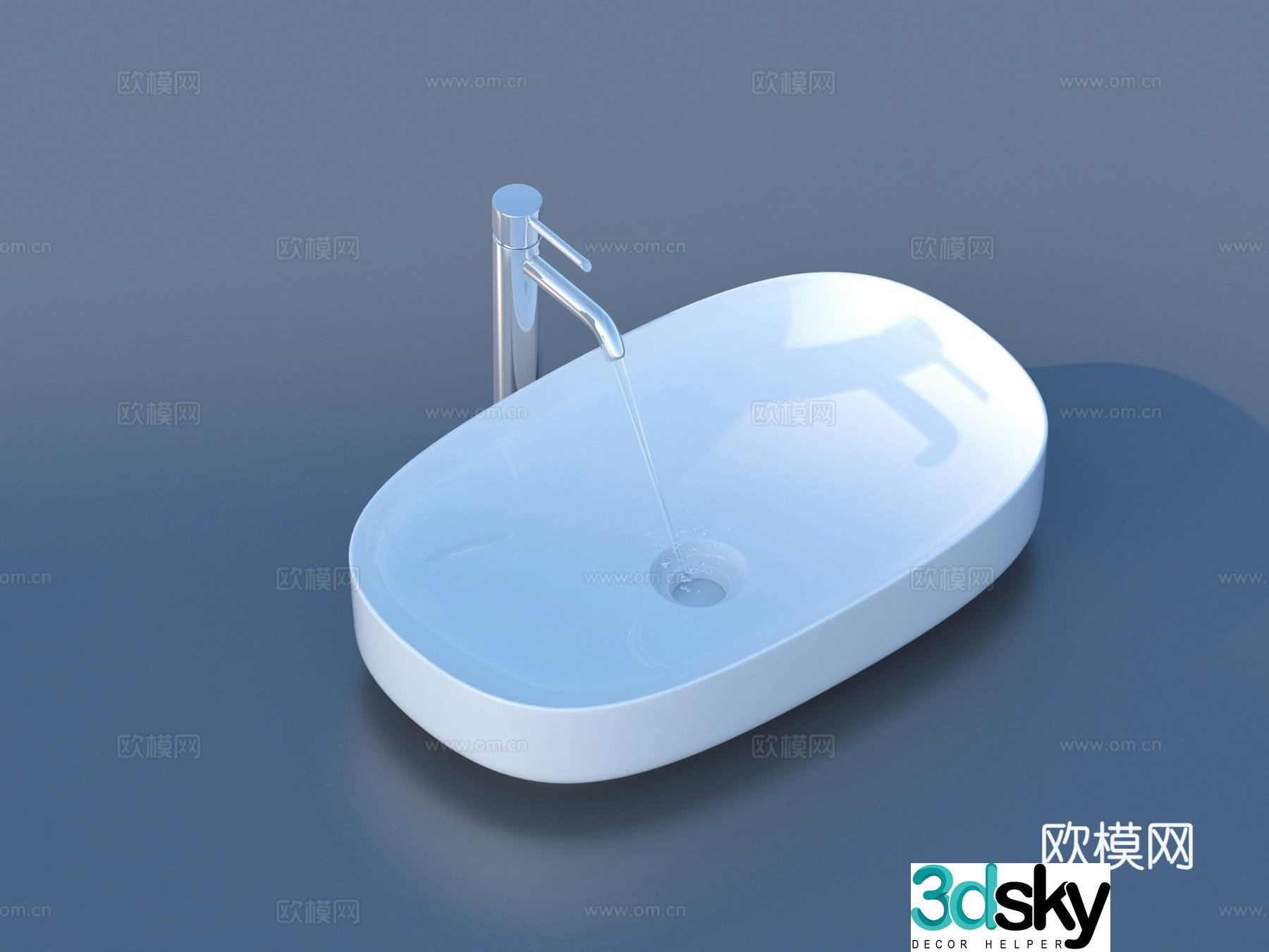 Wash basin washbasin 3d model