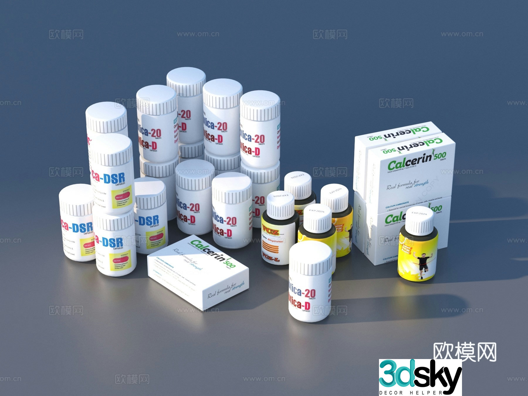 Medicine Medicine Box Medicine Medicine Potion Medical Supplies 3D Model
