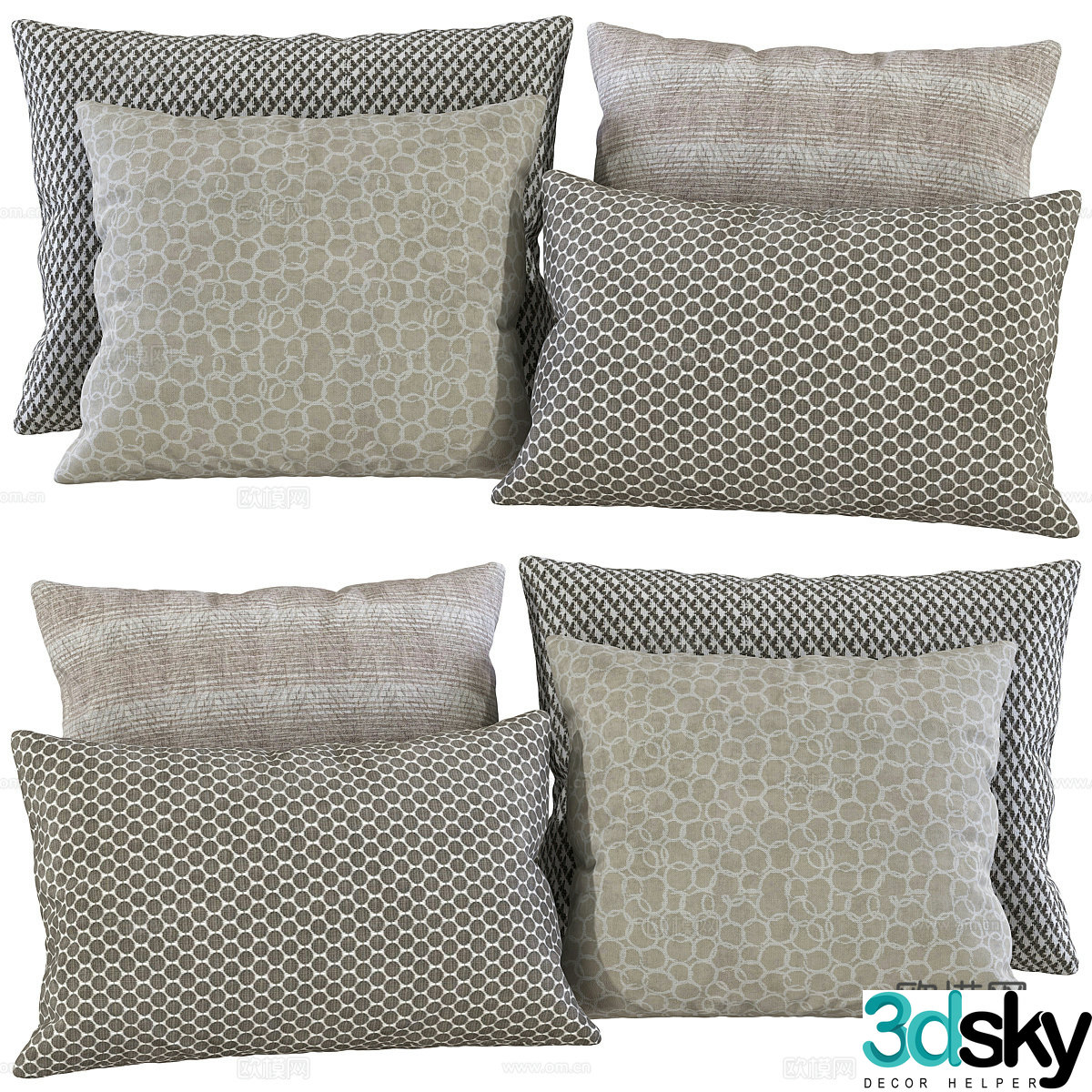 pillow 3d model