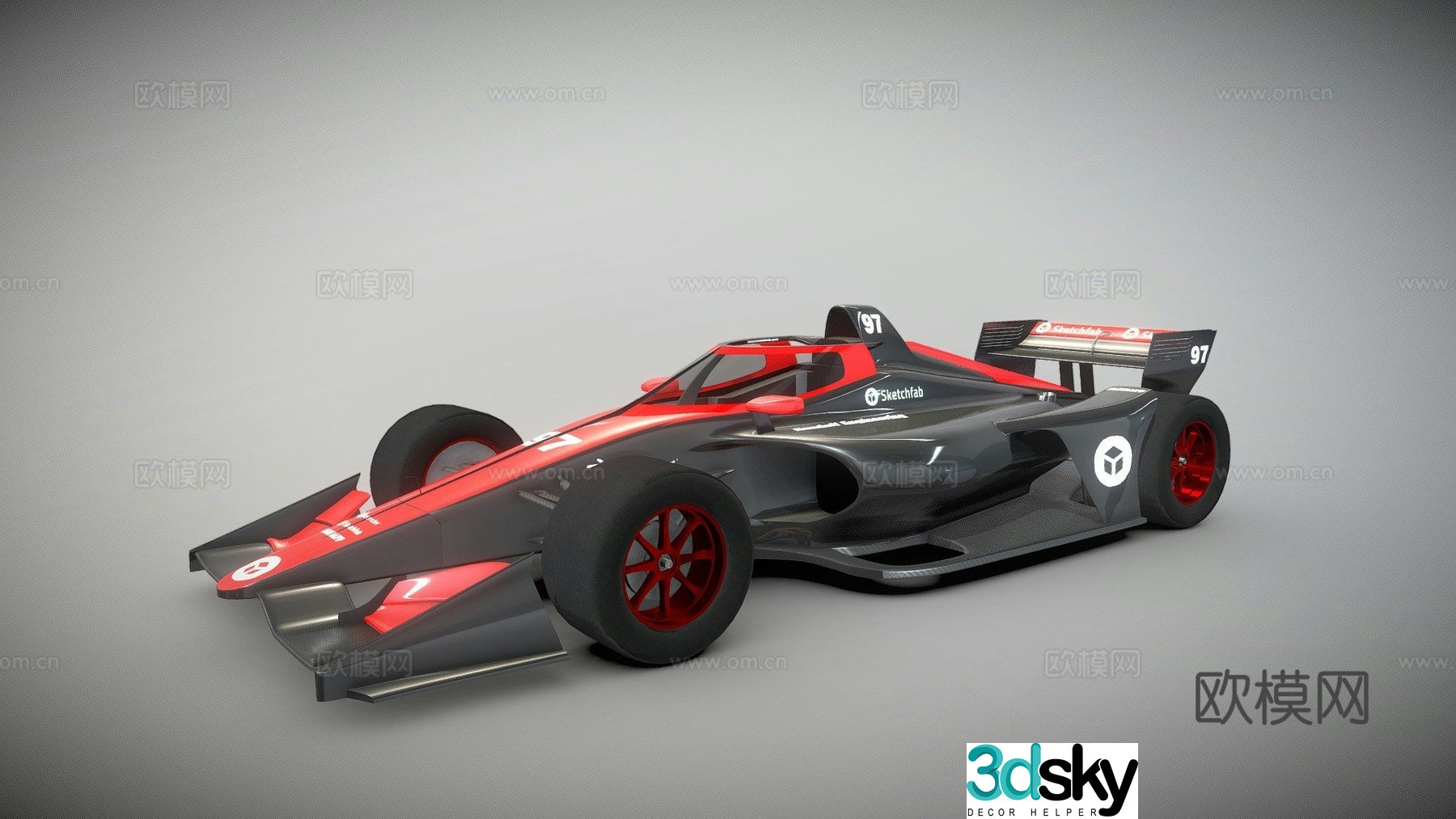 Car Rally car 3d model