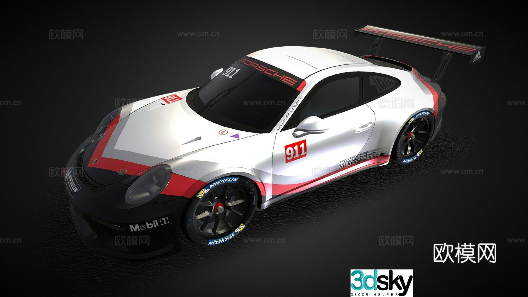 Porsche car 3d model