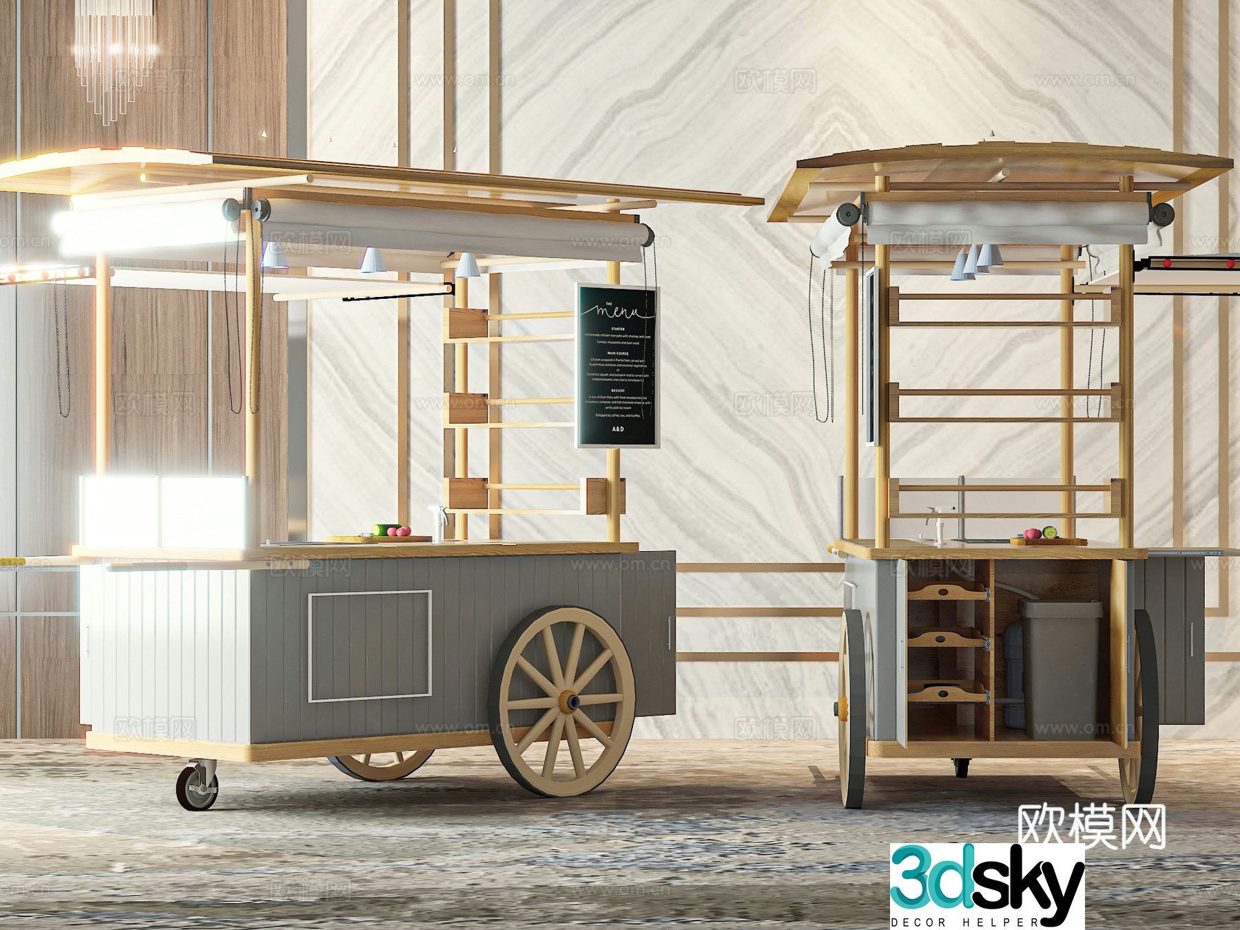 food truck food truck 3d model