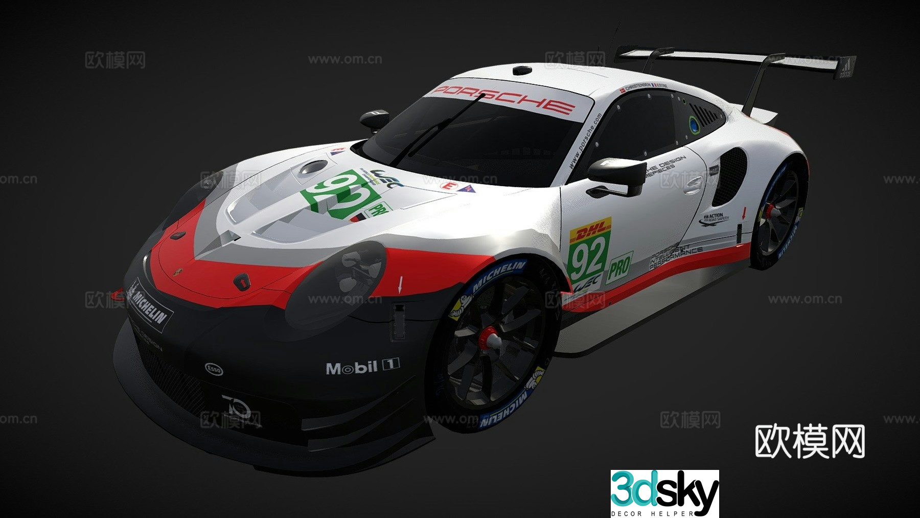 Porsche Racing 3d Model