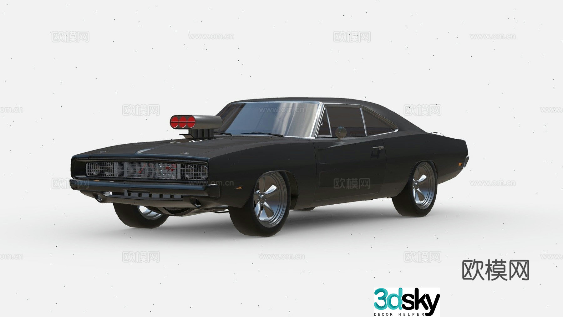 Dodge car 3d model