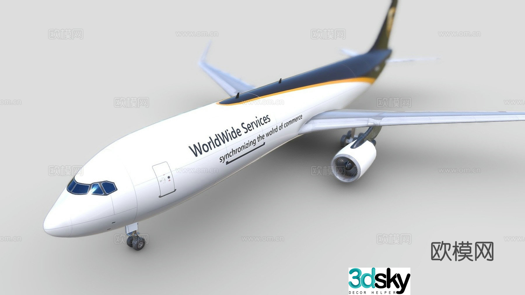 Boeing Express Aircraft 3D Model