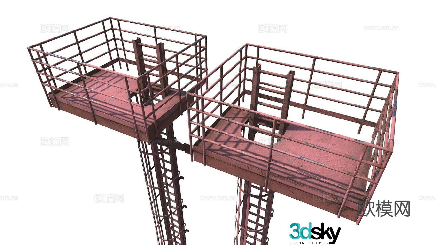 Scaffolding tower 3d model
