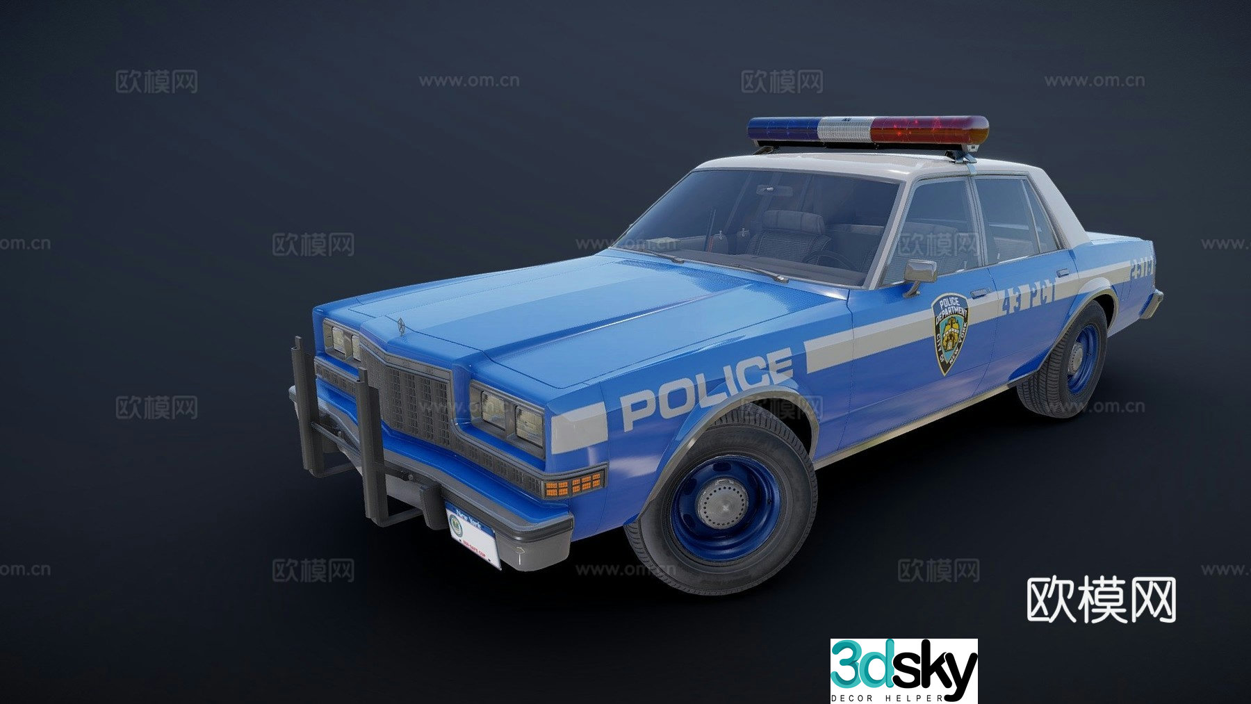 New York Police 3D Model