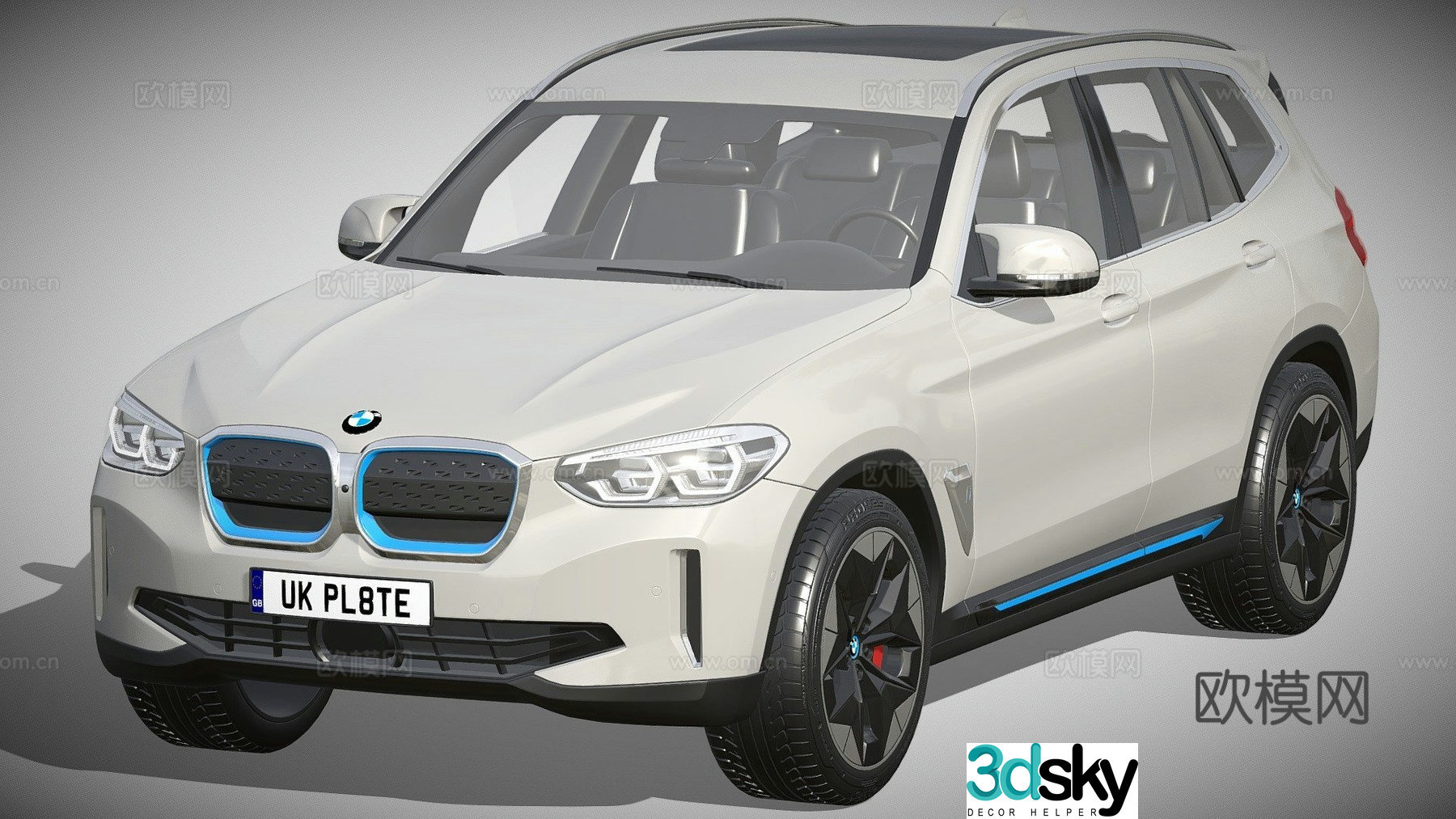bmw car sedan 3d model