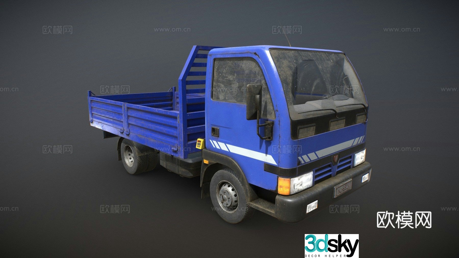 light truck 3d model