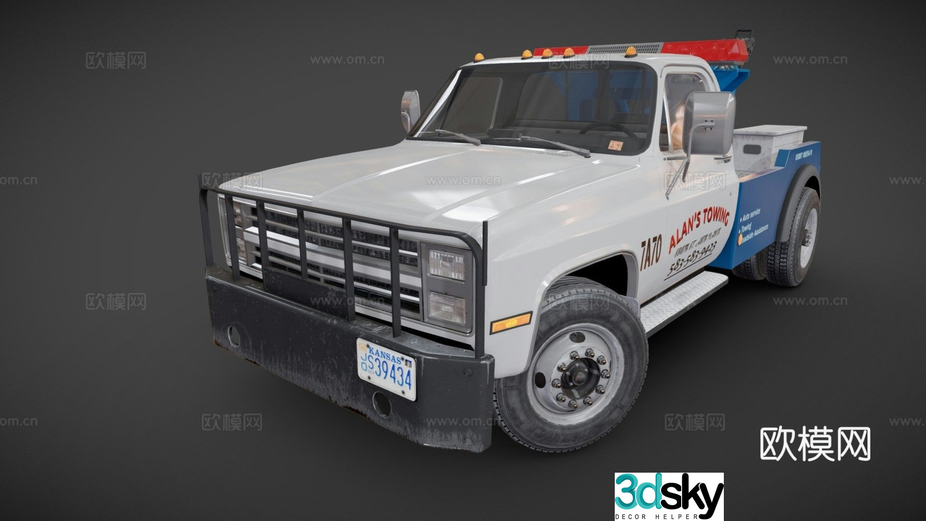 American Wrecker 3d model