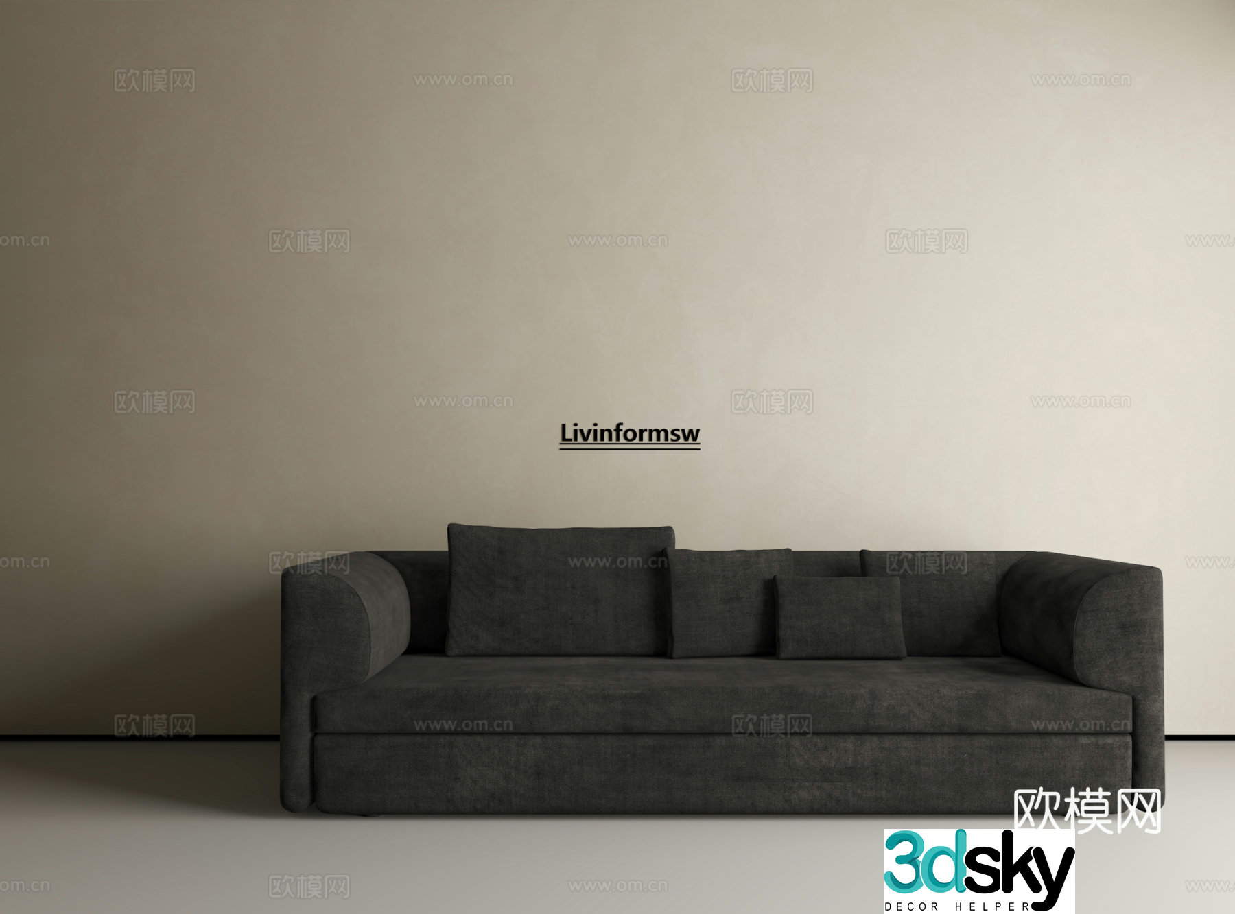 Livinform multiplayer sofa 3d model