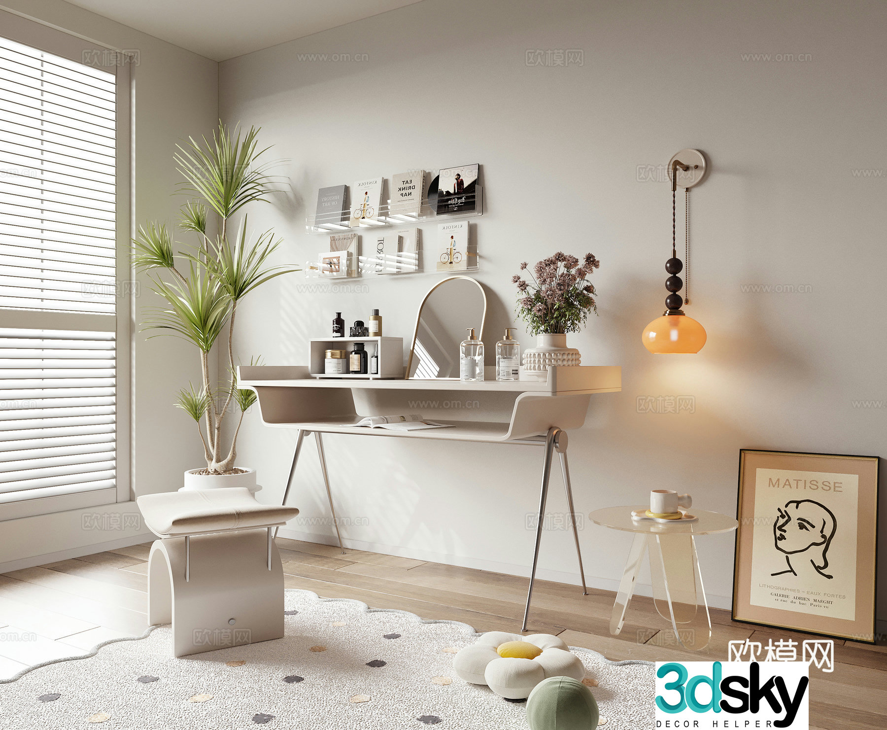 Dressing table 3d model