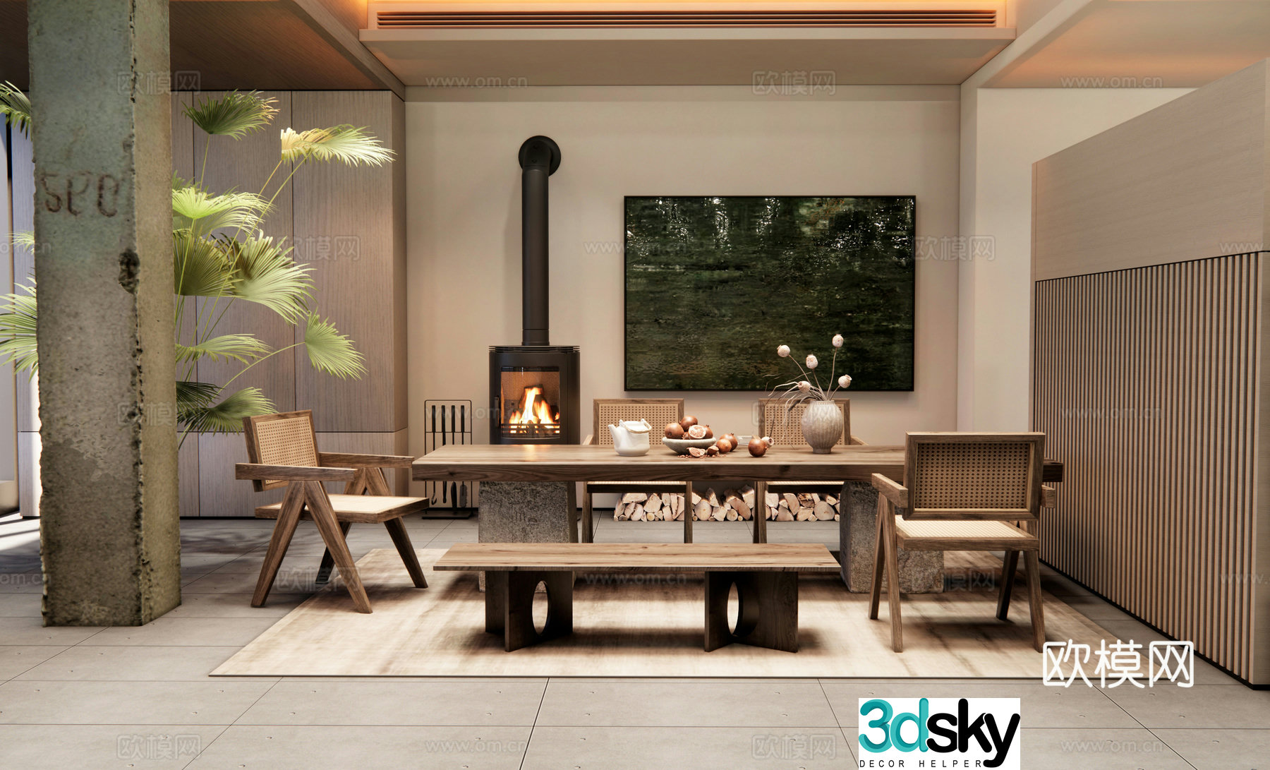 Wabi Sasaki Restaurant 3D Model