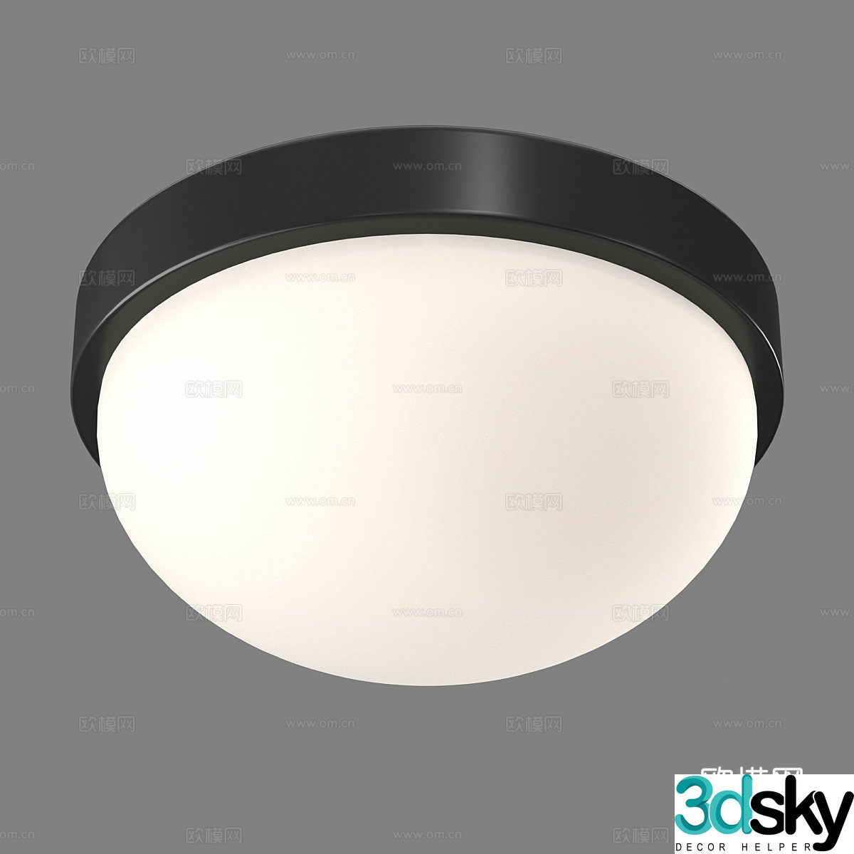 Modern ceiling light 3d model