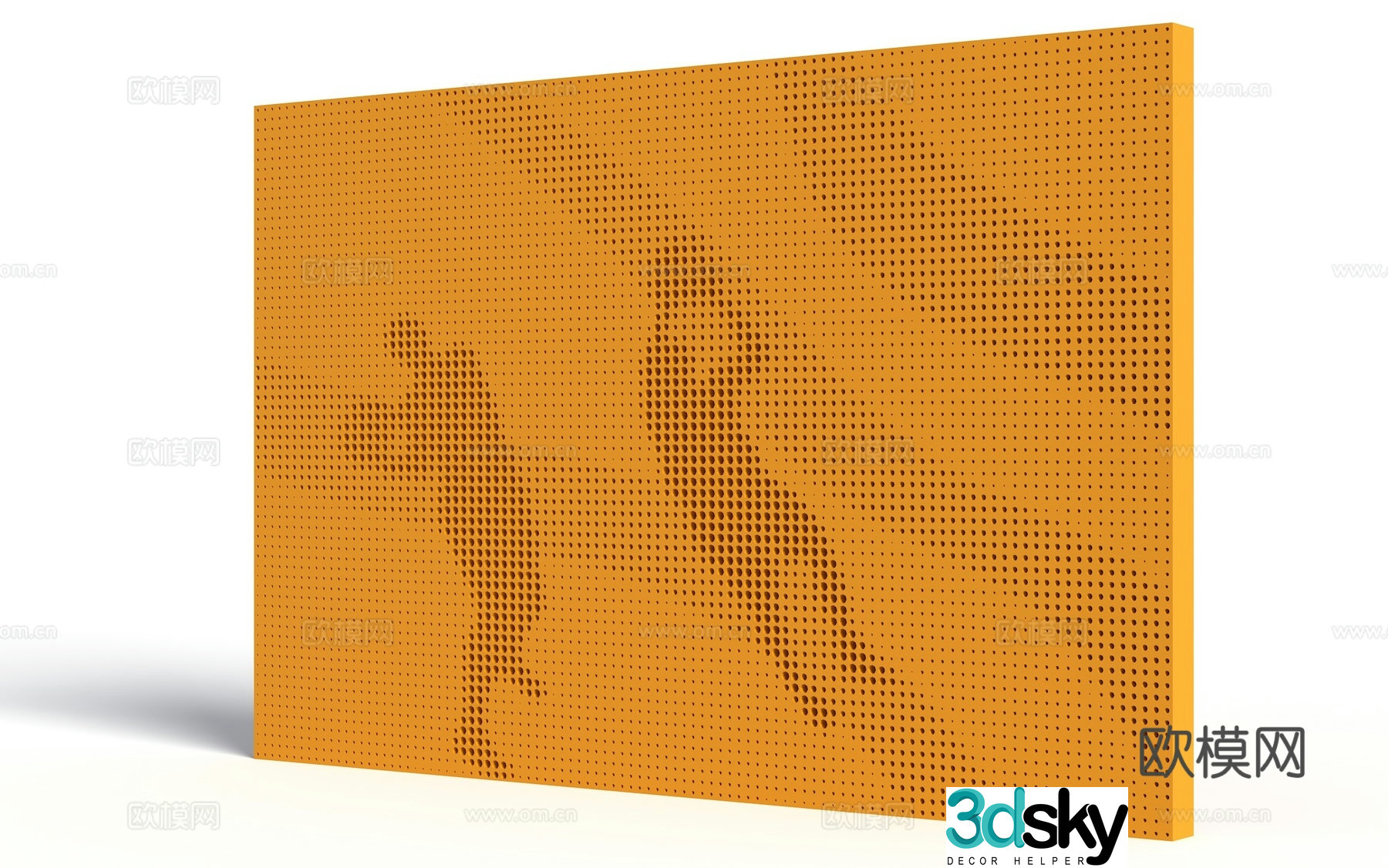 Modern sports landscape wall Sports fitness culture wall 3d model