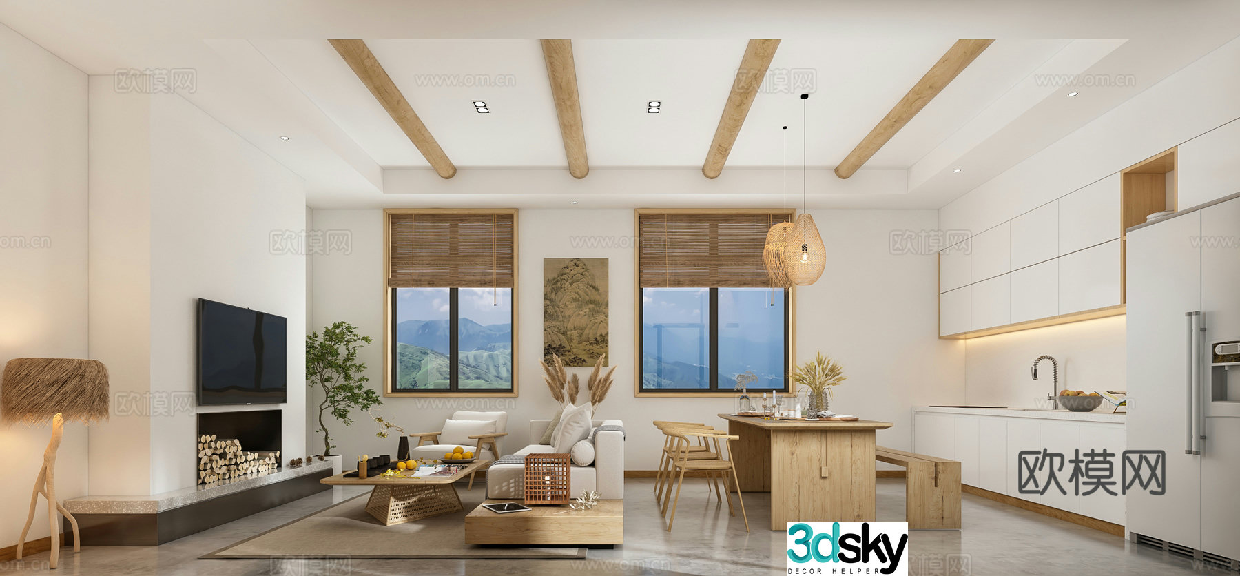 D 3 åŽ… lobby 3D model