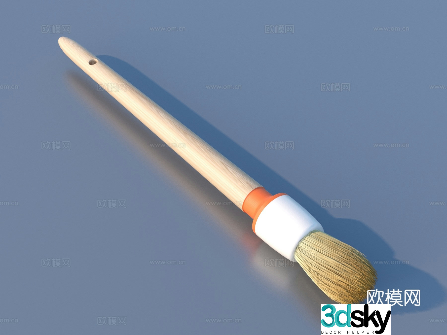 Brush Paint Brush Paint Brush (2018) 3d Model