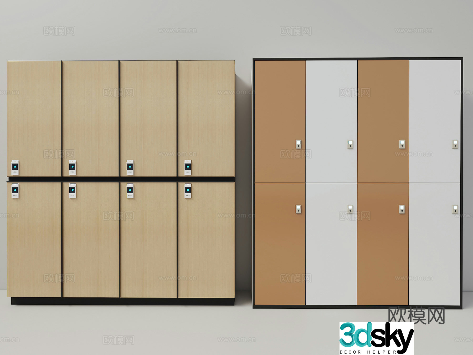 Wardrobe Storage cabinet 3d model