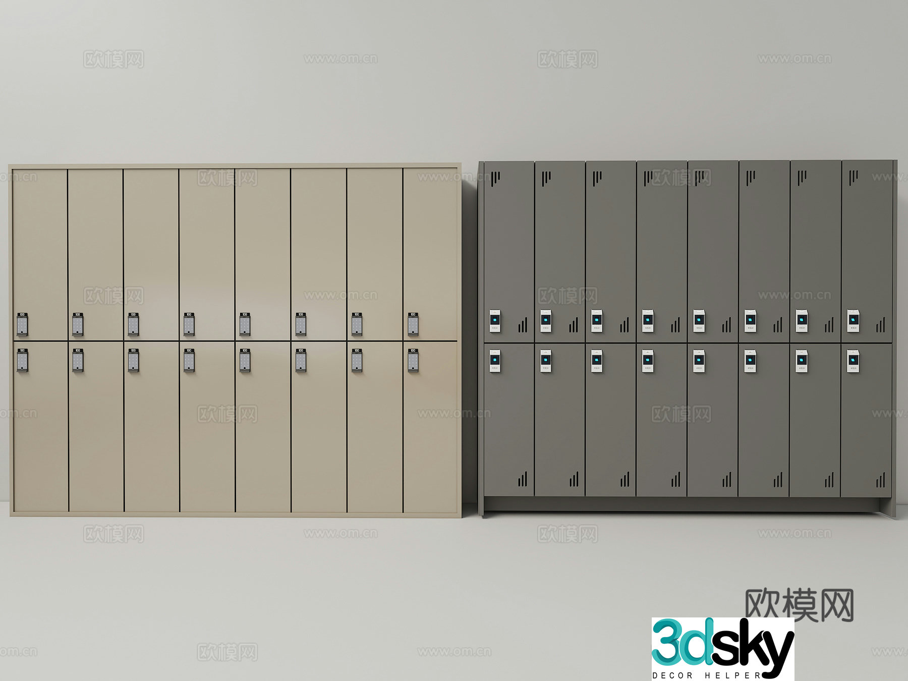 Wardrobe Storage cabinet 3d model