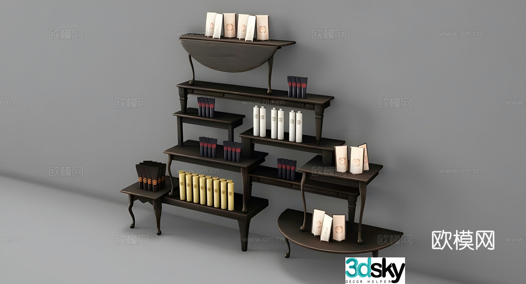 Perfume shop booth 3d model