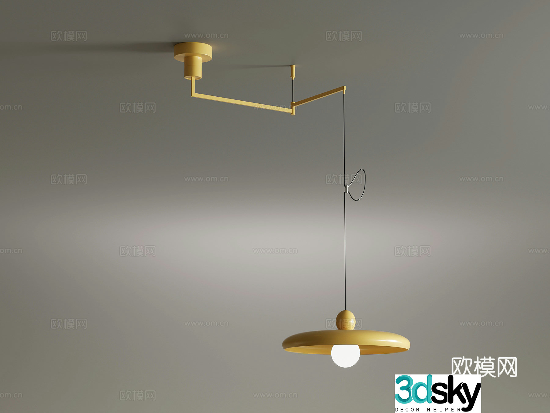 Dopamine chandelier 3D model