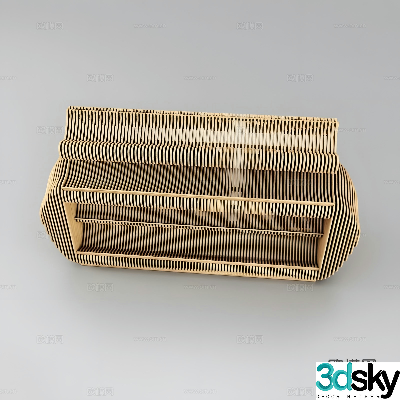 Trade stand 3d model