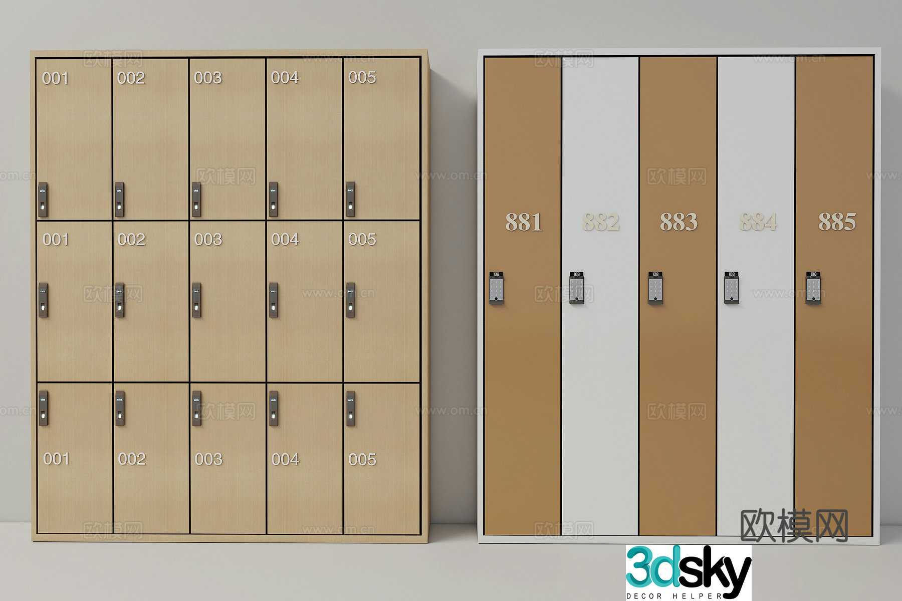 locker locker 3d model