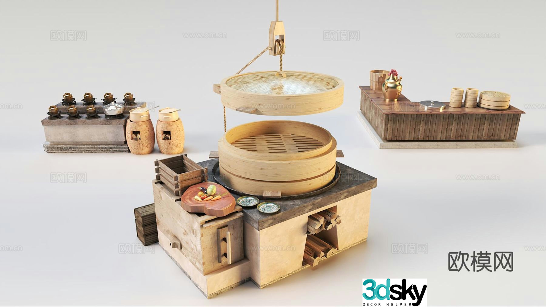 Stove stove 3d model