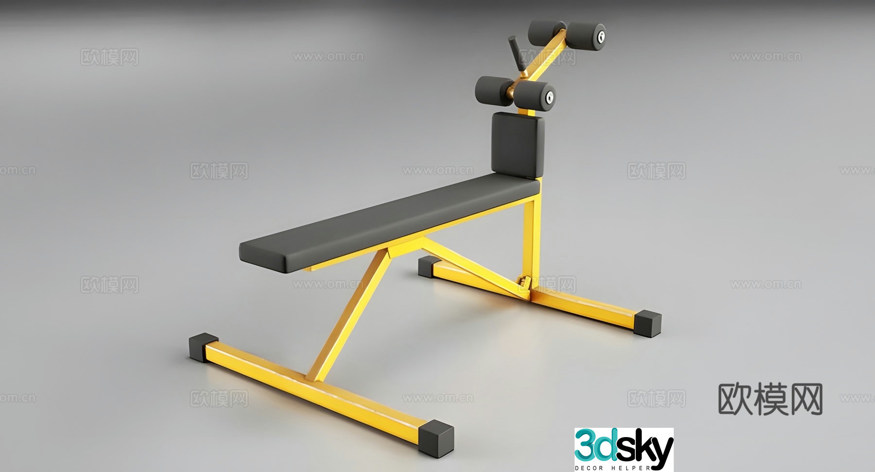 Fitness equipment 3d model
