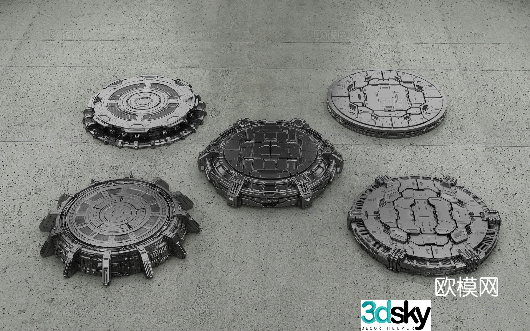 Technology booth Future booth Space booth Booth Machinery booth Industrial booth 3D model