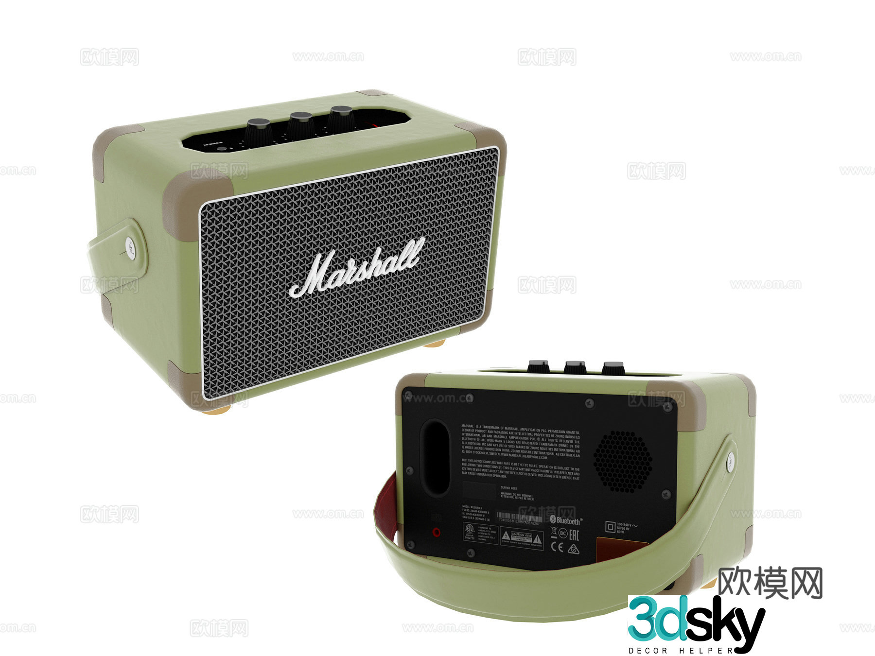 modern audio 3d model