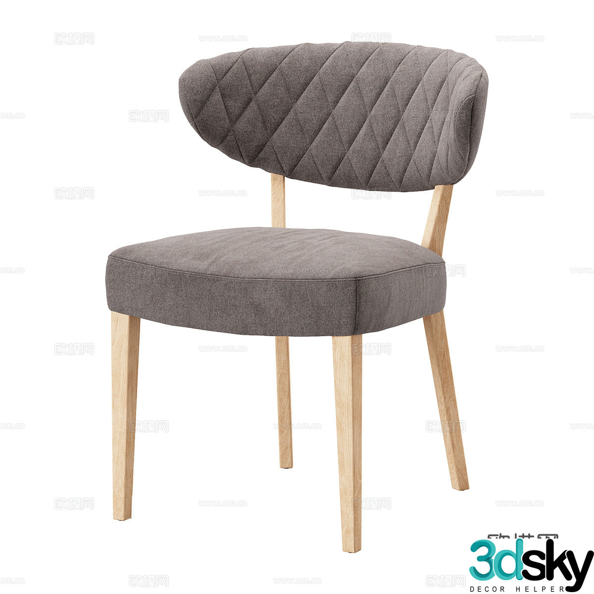Modern chair single chair 3d model
