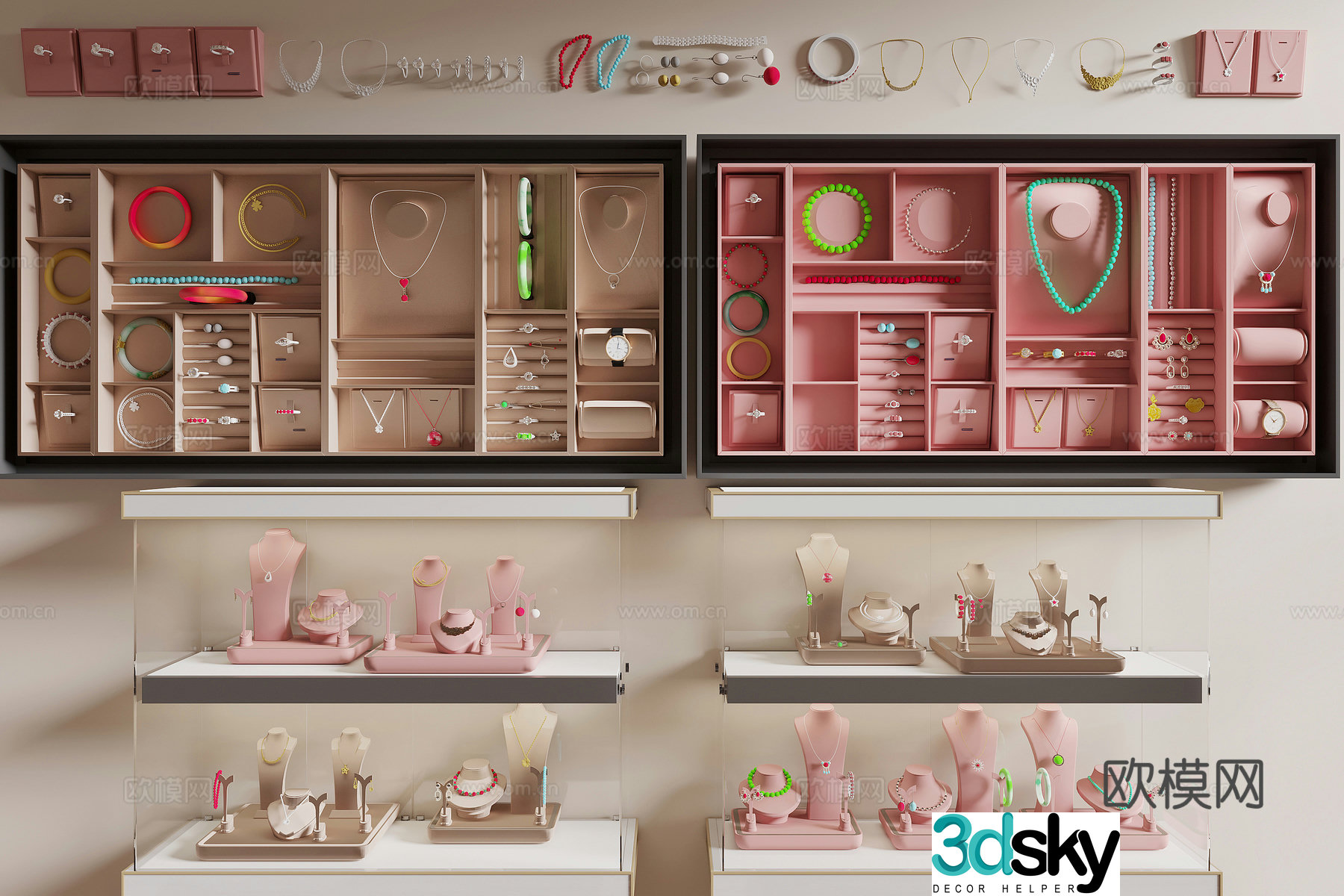 Modern jewelry 3d model