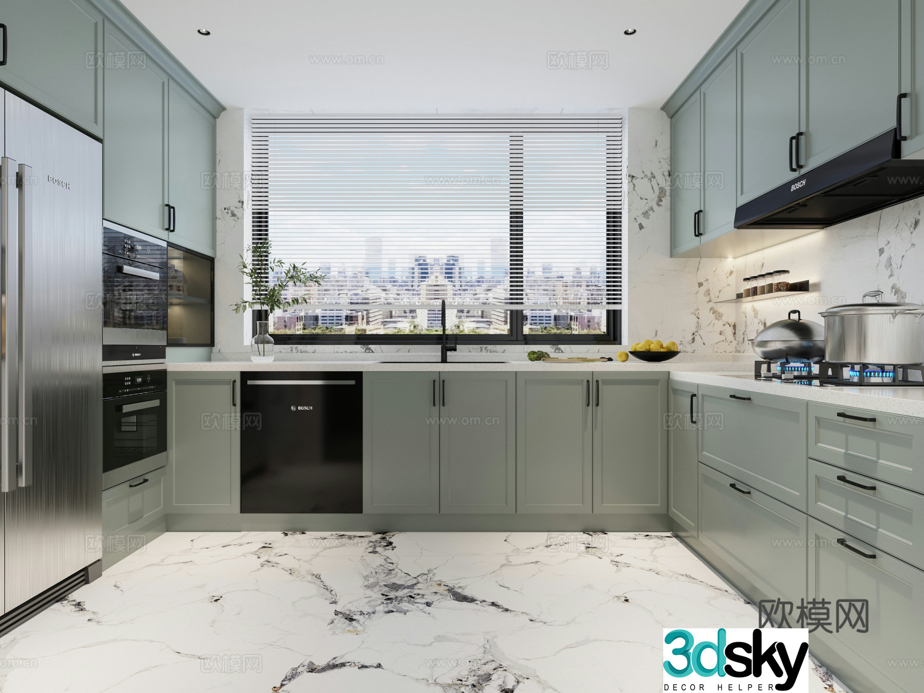 French kitchen 3d model