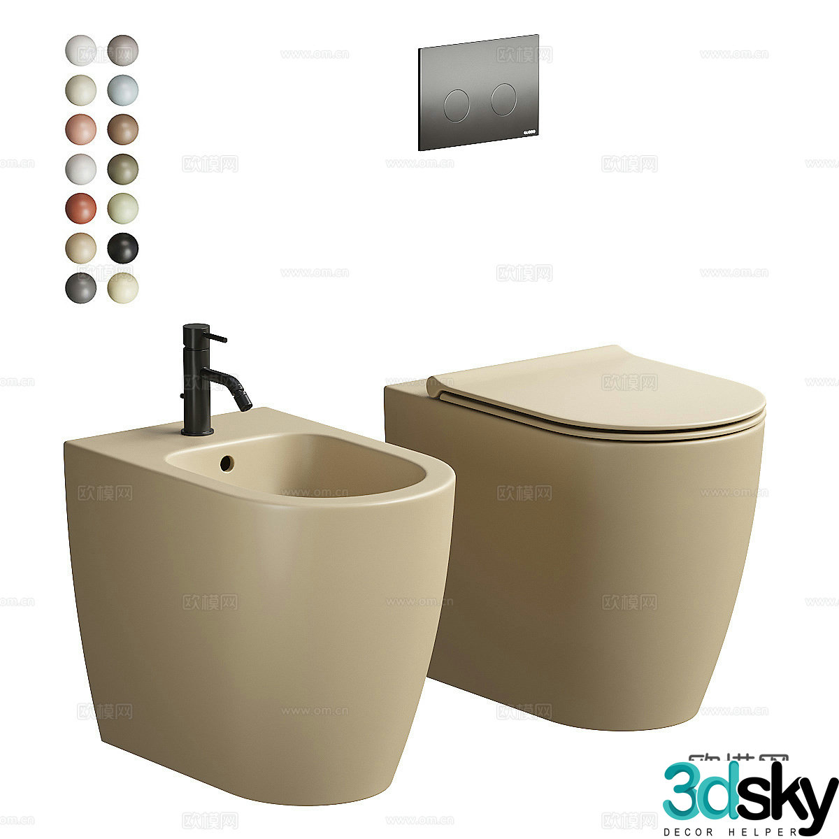 Toilet toilet 3D model