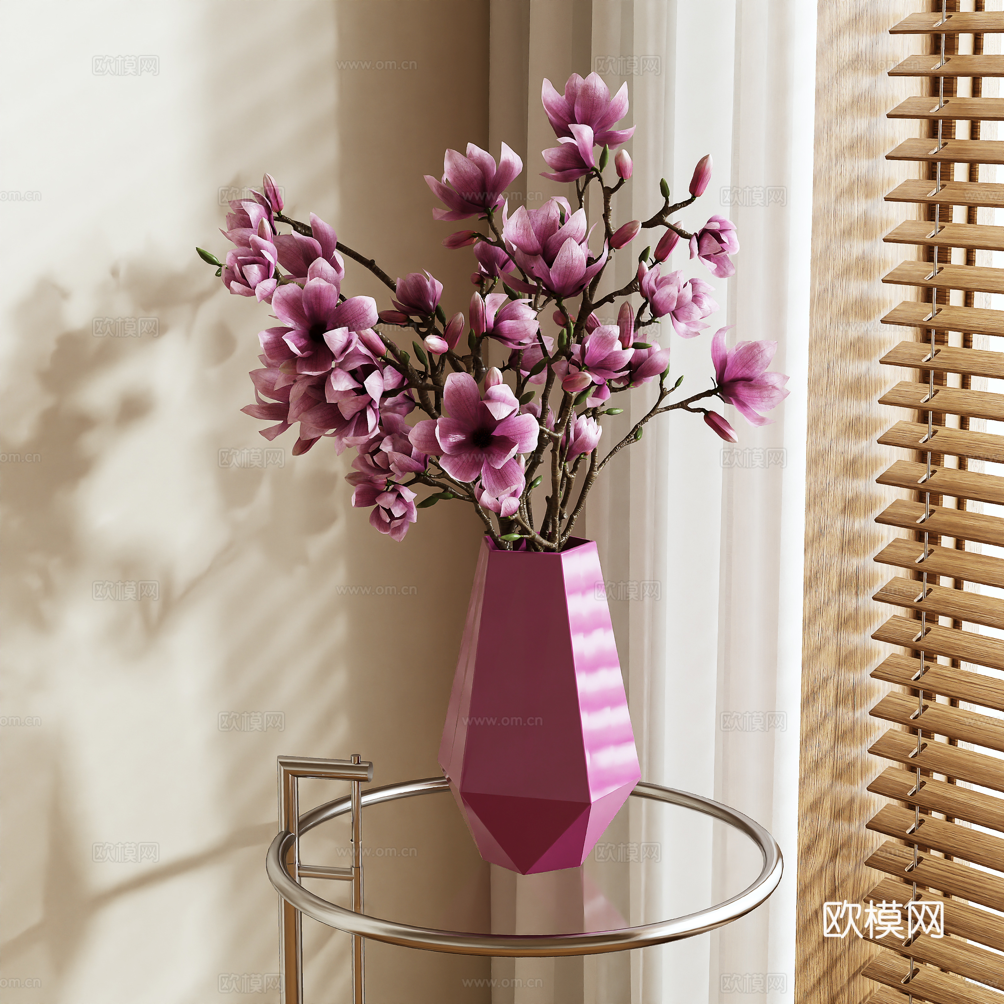 Vase Flowers Flower Art Flower Arrangement 3D Model