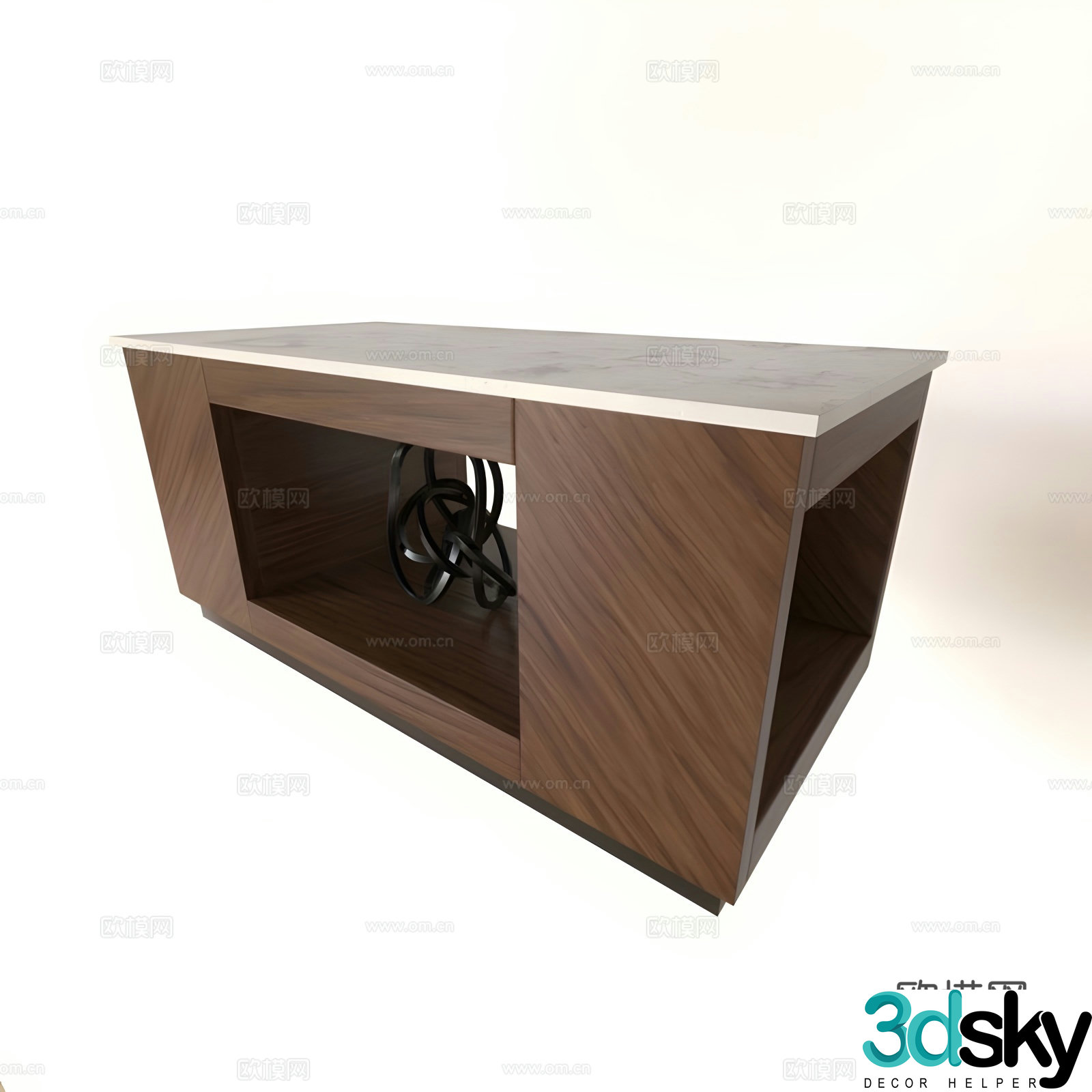 Modern coffee table 3d model