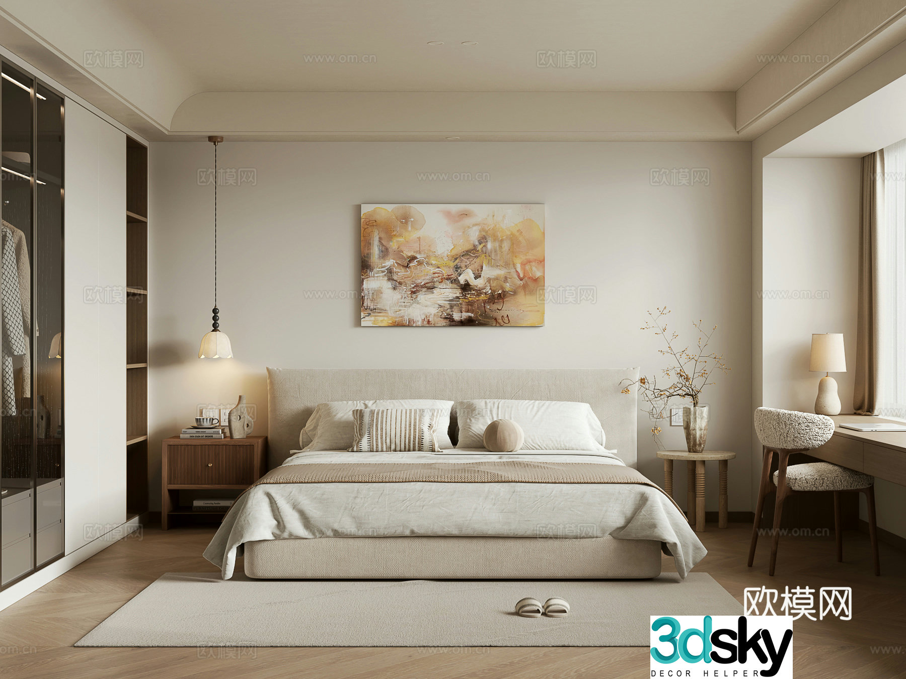 Wasabi bedroom master bedroom 3D model