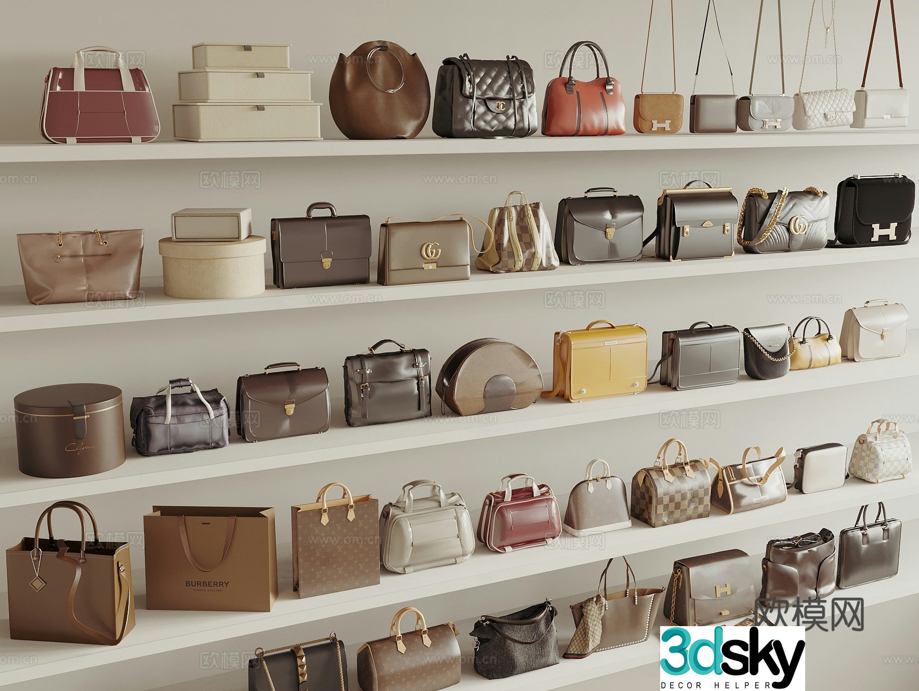 Bag Bag Shoulder Bag Handbag 3D Model